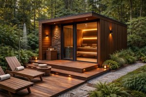 Баня из термодревесины: особенности материала, конструктивные решения и практические аспекты эксплуатации