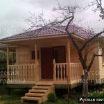 Bathhouse made of timber