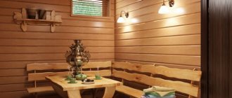 Condensation in the sauna premises